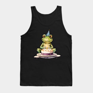 Happy Birthday Funny frog Tank Top